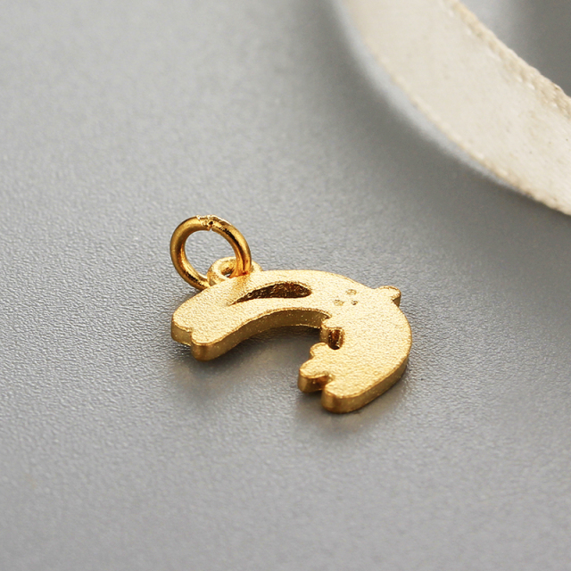 925 Sterling Silver Moon Charm