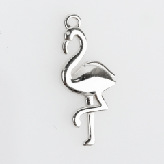925 Sterling Silver Flamingo Charm