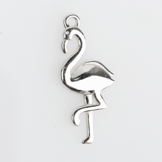 925 Sterling Silver Flamingo Charm