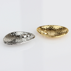 925 Sterling Silver Hammered Surface Irregularity Charm