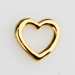 925 Sterling Silver Designer Heart Charms For Diy Bracelet