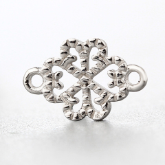 925 Sterling Silver Flower Fancy Unique Charms