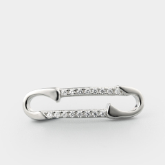 925 Sterling Silver Cubic Zirconia Pin Charms