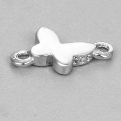 925 Sterling Silver Plain Butterfly Charms
