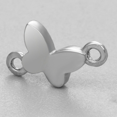 925 Sterling Silver Plain Butterfly Charms