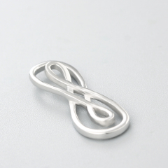 925 Sterling Silver Double Infinity Connector Charms