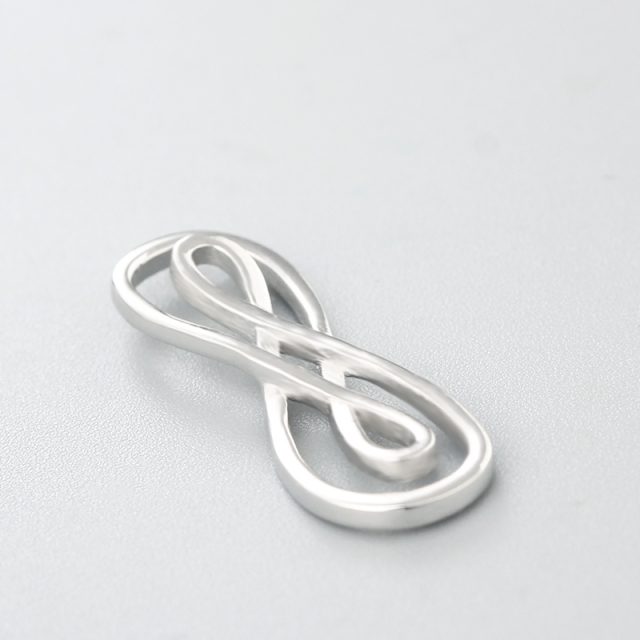 925 Sterling Silver Double Infinity Connector Charms