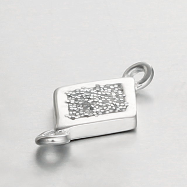 925 Sterling Silver Shining Diamond Connector Charms