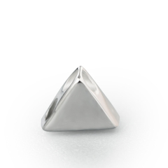 925 Sterling Silver Triangle Charms
