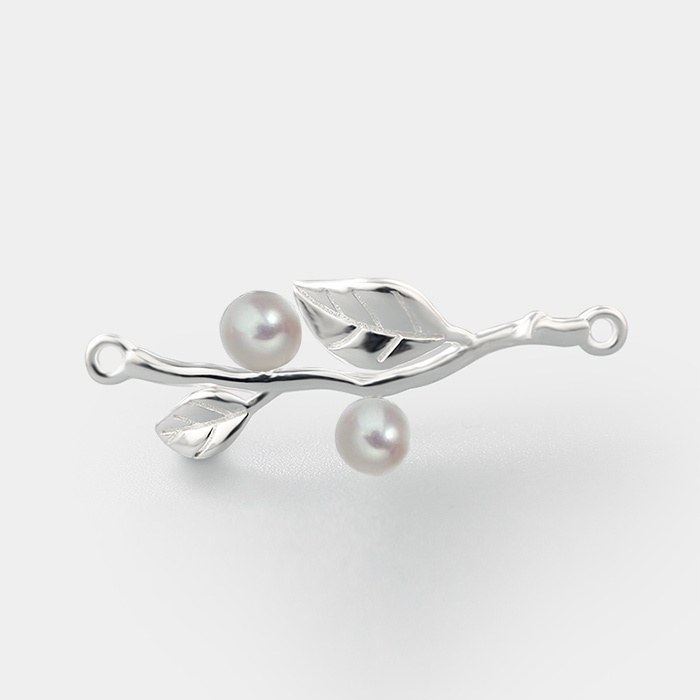 925 Sterling Silver Branch Connector Charms
