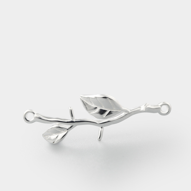 925 Sterling Silver Branch Connector Charms