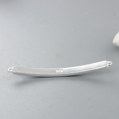 925 Sterling Silver Shine Stardust Bar Connector Charms