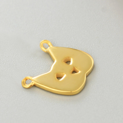925 Sterling Silver Cat Connector Charms