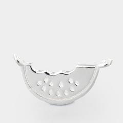 925 Sterling Silver Watermelon Connector Charms
