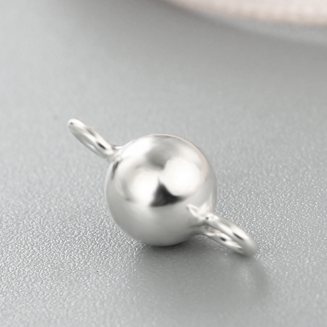 925 Sterling Silver Bead Connector Charms