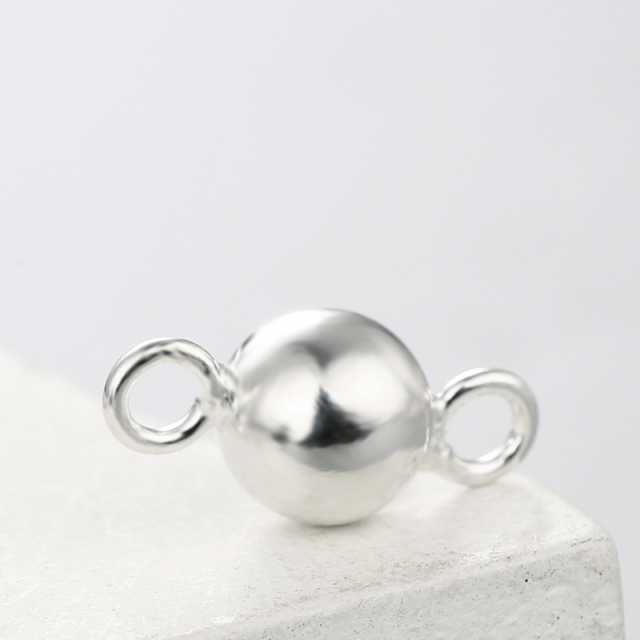 925 Sterling Silver Bead Connector Charms