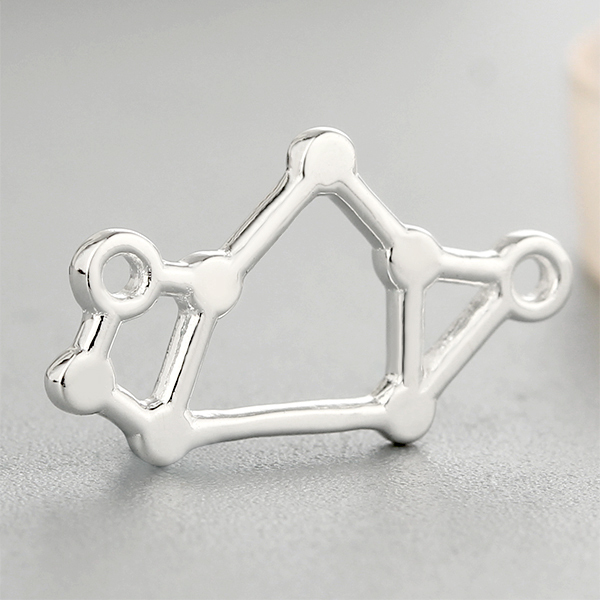 925 Sterling Silver Irregular Unique Hollow Charms
