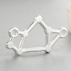 925 Sterling Silver Irregular Unique Hollow Charms