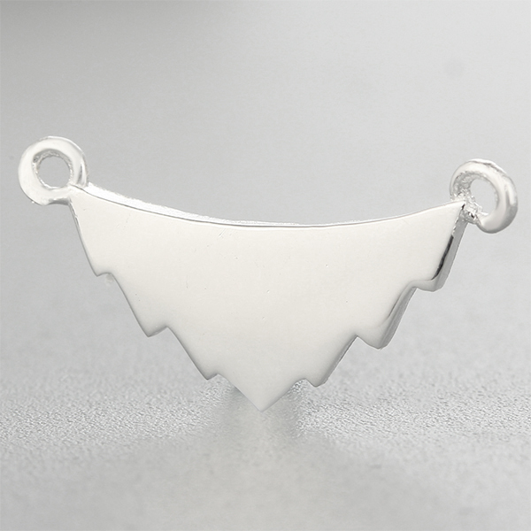 925 Sterling Silver Blastsanding Unique Charm