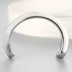 925 Sterling Silver Simple Curved Charms