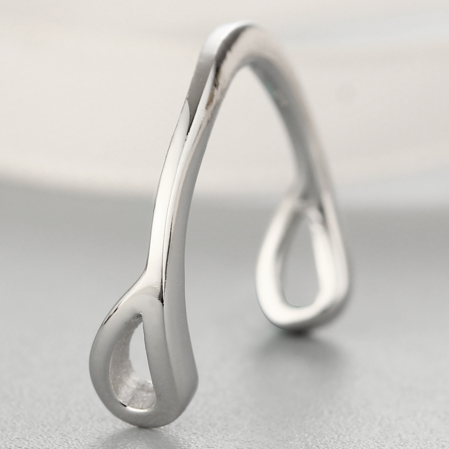 925 Sterling Silver Simple Curved Charms