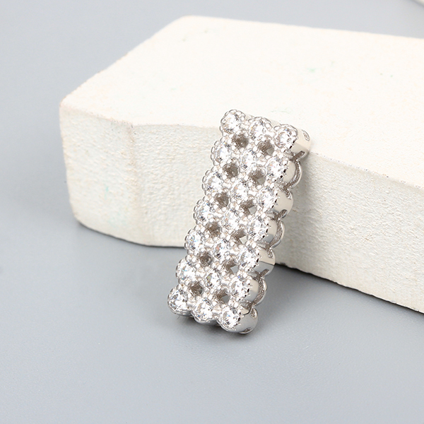 925 Sterling Silver Fashion Rectangular Charms