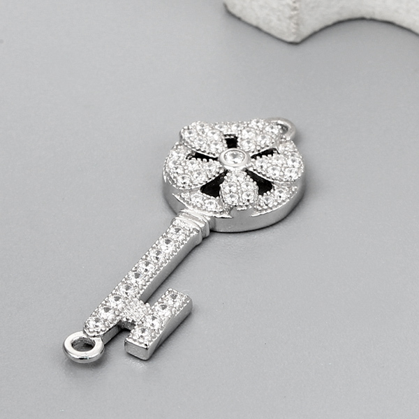 925 Sterling Silver Key Pendant