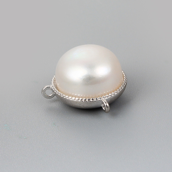 925 Sterling Silver Single Pearl Pendant