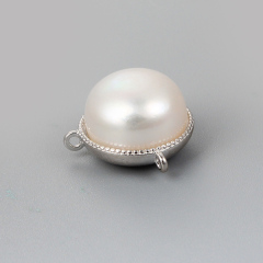925 Sterling Silver Single Pearl Pendant