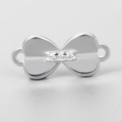 925 Sterling Silver Bowknot Charms