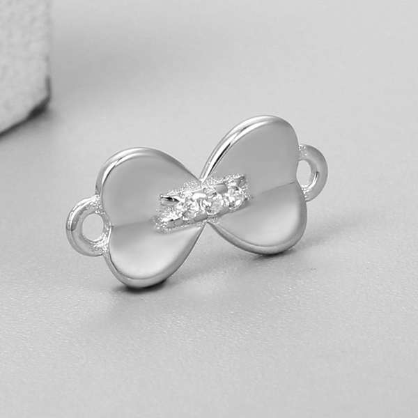 925 Sterling Silver Bowknot Charms