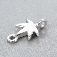 925 Sterling Silver Maple Leaf Charms