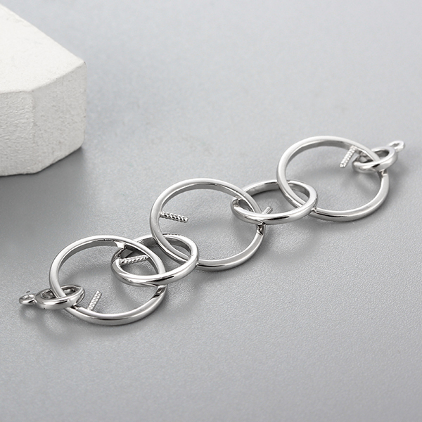 925 Sterling Silver Round Shape Charms