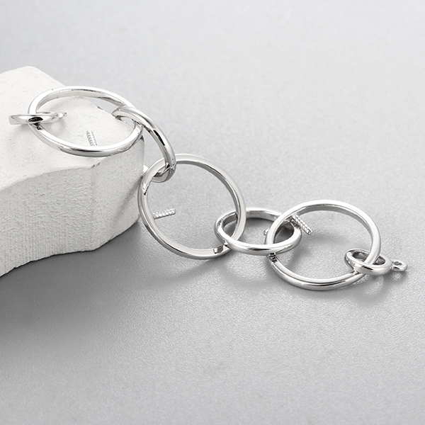 925 Sterling Silver Round Shape Charms