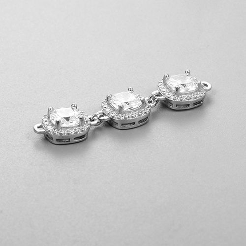 925 Sterling Silver Stone Connectors
