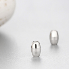 925 Sterling Silver Cut Oval Beads