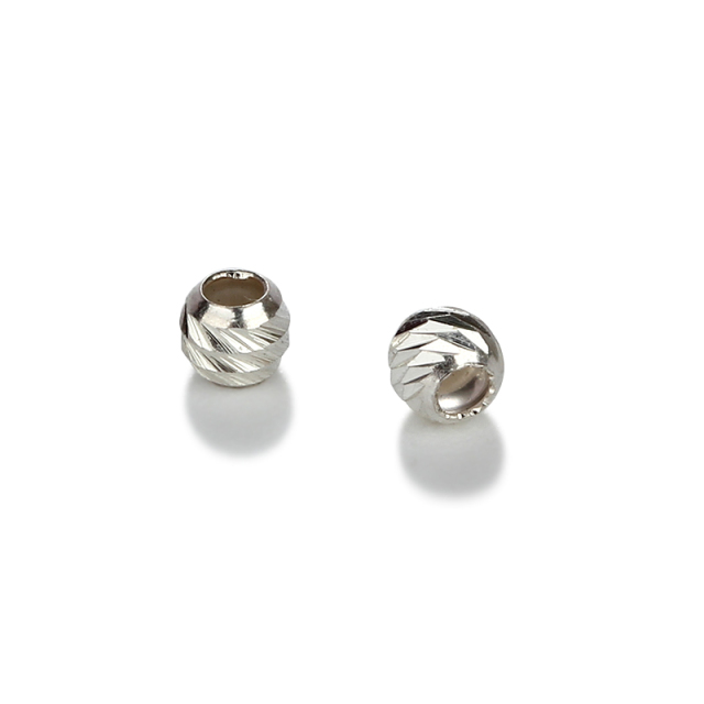925 Sterling Silver 3mm Diagonal Knife Bead
