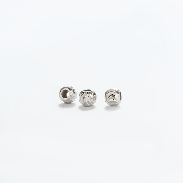 925 Sterling Silver 3.0mm Curved Knife Bead