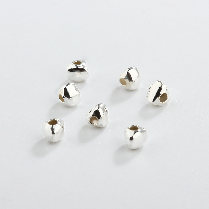 925 Sterling Silver Hollow Triangular Beads? For Diy Jewelry Making?