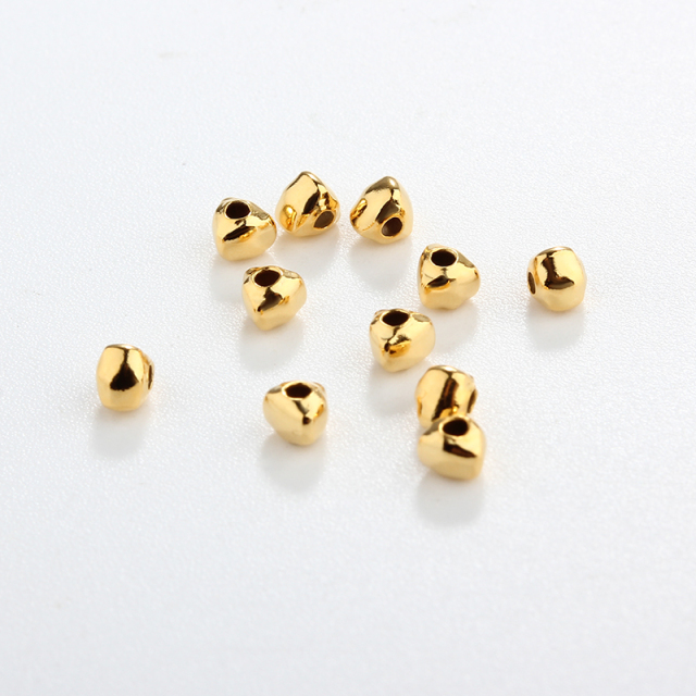 925 Sterling Silver Hollow Triangular Beads? For Diy Jewelry Making?