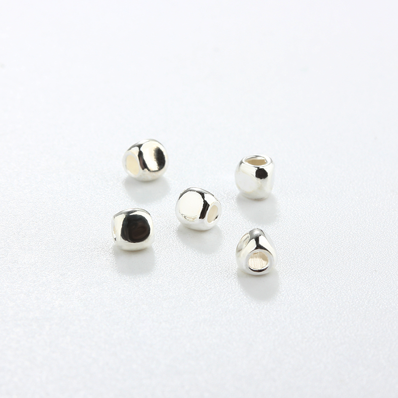 925 Sterling Silver Faceted Triangular Beads For Diy Jewelry Making?