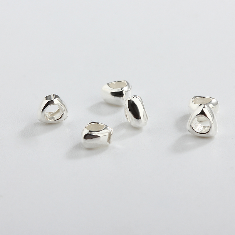 925 Sterling Silver Triangular Beads? For Diy Jewelry Making?