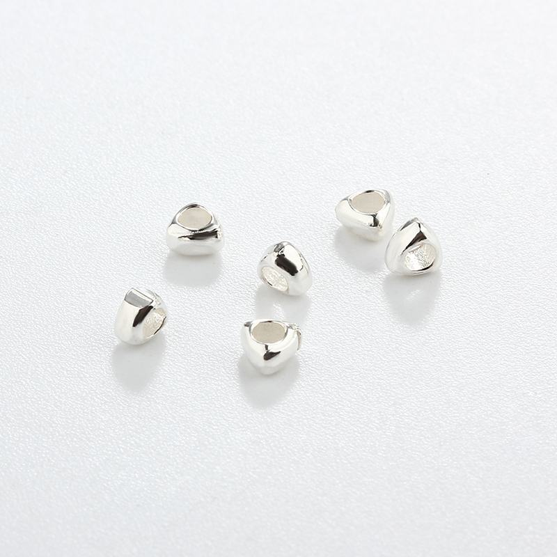 925 Sterling Silver Triangular Beads? For Diy Jewelry Making?