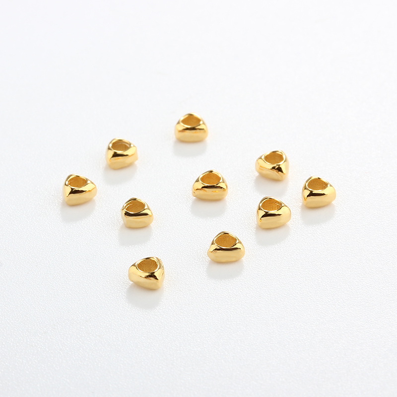 925 Sterling Silver Triangular Beads? For Diy Jewelry Making?