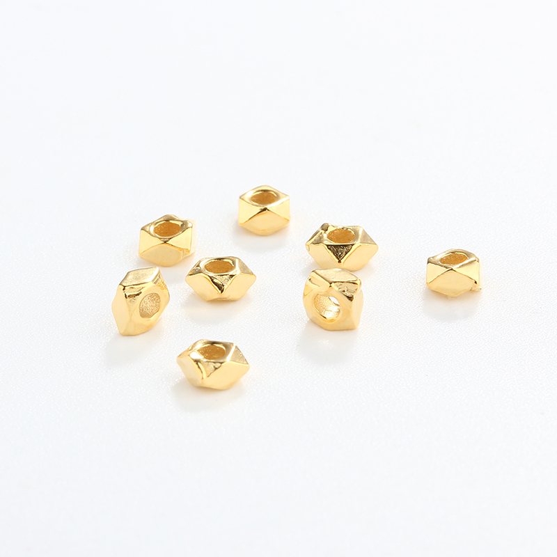 925 Sterling Silver Irregular Spacer Beads For Diy Jewelry Making?