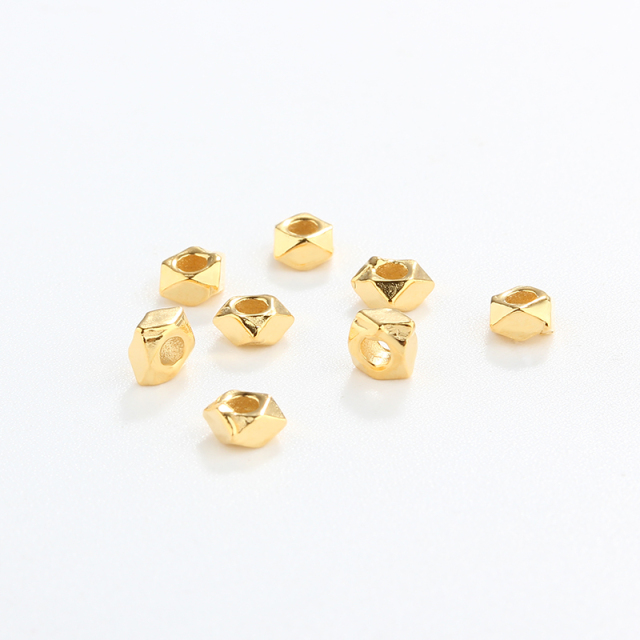 925 Sterling Silver Irregular Spacer Beads For Diy Jewelry Making?