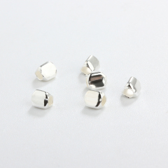 925 Sterling Silver Faceted Triangular Beads For Diy Jewelry Making?