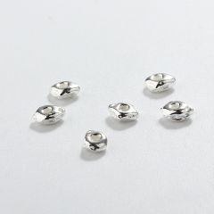925 Sterling Silver Irregular Spacer Bead For Diy Jewelry Making?