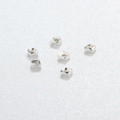 925 Sterling Silver Mini Square Beads