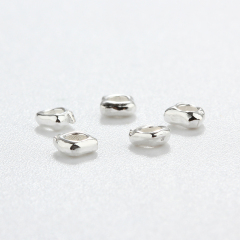 925 Sterling Silver Irregular Spacer Bead For Diy Jewelry Making?